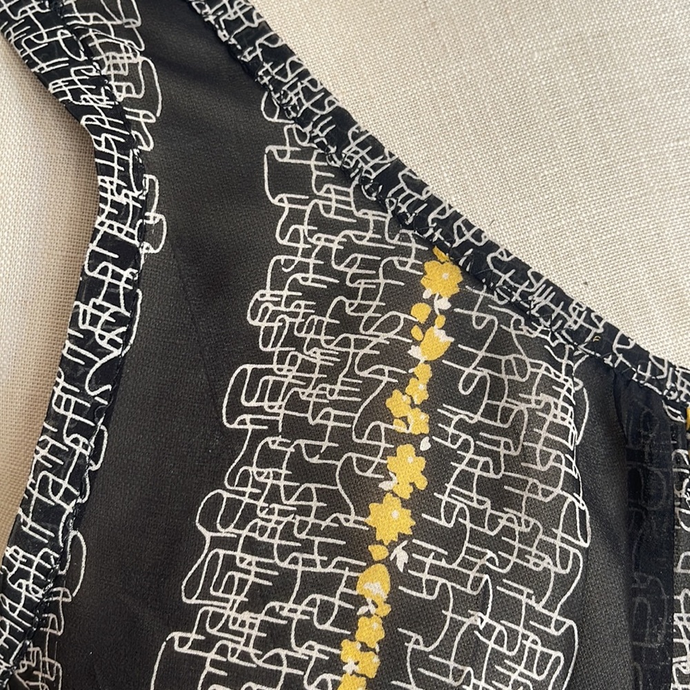 Vintage-esque chiffon blouse, 30s style, size large - Picture 3 of 7